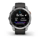 Сталевий розумний годинник Garmin Epix Gen 2 (010-02582-01) cірий з силіконовим ремінцем - изображение 7