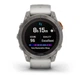 Смарт-годинник GARMIN Fenix 7 Pro Sapphire Solar Titanium w. Fog Gray/Ember O. Band (010-02777-20/21) - зображення 8