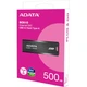 Зовнішній SSD накопичувач 500Gb ADATA SC610 (SC610-500G-CBK/RD) - зображення 7