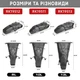 Велосипедна телескопічна сумка підсідельна Rhinowalk RK19511B Чорний (RWK-RK19511B-4437) - зображення 8