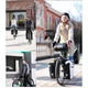 Сумка-рюкзак на багажник велосипеда Rhinowalk X21669BK 27-30л Чорний (RWK-X21669BK-4476) - зображення 8