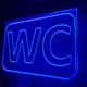 Акрилайт WC с синей подсветкой - изображение 2