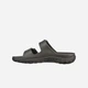 Чоловічі шльопанці Skechers Relaxed Fit With Luxe Foam Reggae Waller Color: Grey 204150/GRY US12 EU46 30CM - зображення 3