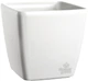 Вазон Plastkon Quadrato Flower Lover 18x18x17 см Белый (4820002386539) - изображение 1