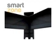 Стелаж металевий ГРАНД-345 ЧОРНИЙ 168х140х40 см 4 полиці ДСП - зображення 7