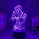 Акриловый 3D стветильник - ночник Аниме Магическая битва Рёмен Сукуна (в теле Итадори Юдзи) 16 цветов + пульт тип 3 - изображение 3