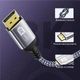 Кабель DisplayPort 8K 60Hz 1.4ver HDR, G-Sync, FreeSync 4K 144Hz, 2K 165Hz, DP 32.4 Гбит/с, DSC, FEC - 2 Метри для монітора asus msi gigabyte acer dell aoc samsung - зображення 3