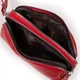 Женская кожаная косметичка Cosmetic 6002-A red - изображение 5