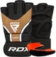Перчатки для ММА RDX AURA PLUS T-17 M капа в комплекте Black/Golden (GGR-T17BGL-M+) - изображение 1