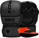 Перчатки для ММА RDX F6 KARA Matte Plus S/M капа в комплекте Black (GSR-F6MB-S/M+) - изображение 1