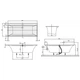 Ванна каменная VILLEROY & BOCH SQUARO EDGE 12 180x80 UBQ180SQE2DV-01 с ножками - изображение 2