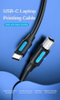 Кабель Vention USB Type C to USB type B USB Printer Cable для принтерів, сканерів, БФП 1.5 м Black (CQUBG) - зображення 5
