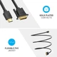 Адаптер перехідник Vention HDMI to DVI 4K 60 Hz 1080P 60 Hz двоспрямований 1.5 м Black (ABFBG) - зображення 8