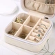 Шкатулка Casegrace SP-01212 White 10*10*5 см для украшений и ювелирных изделий портативная - изображение 5