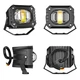 LED фара 20W мото-фара ближний дальний свет с четкой световой границей 9, 12, 24, 32 В 2000 LM 69х54x52 мм - изображение 3
