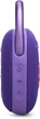 Акустична система портативна JBL серії Clip 5 Purple (JBLCLIP5PUR), односмугова, 7 Вт, 1400 мАг, 12 годин автономної роботи, 100 Гц - 20 кГц, Bluetooth 5.3, Type-C, механічне керування, IP67, мобільний додаток, Фіолетові - зображення 4