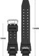 Ремешок для Casio G-Shock GA-1000 Black SI - изображение 3