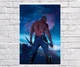 Постер BEGEMOT Вартові галактики Дракс Руйнівник Guardians of the Galaxy 40x61 см (1120928) - зображення 1