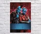 Постер BEGEMOT Вартові галактики Йонду і Небула Guardians of the Galaxy 40x61 см (1120950) - зображення 1