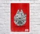 Постер BEGEMOT Звездные Войны Millennium Falcon Star Wars 40x61 см (1121149) - изображение 1