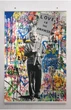 Постер-плакат BEGEMOT Стріт-Арт Альберт Ейнштейн Albert Einstein 40x61 см (1121324) - зображення 2