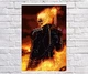 Постер плакат BEGEMOT Поп-Арт Призрачный гонщик Ghost Rider 40x61 см (1121244) - изображение 1
