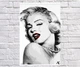 Постер-плакат BEGEMOT Поп-Арт Мерилін Монро Marilyn Monroe 40x61 см (1121227) - зображення 1