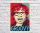 Постер-плакат BEGEMOT Поп-Арт Остін Пауерс Austin Powers 61x90 см (1121302-1) - зображення 1