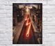 Постер плакат BEGEMOT Супергерои DC Флеш Flash 61х90 см (1121522-1) - изображение 1