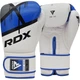 Боксерские перчатки RDX F7 Ego 16 унций + Капа Blue (BGR-F7U-16oz) - изображение 2