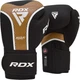 Боксерские перчатки RDX Aura Plus T-17 12 унций + Капа Black Golden (BGR-T17BGL-12OZ+) - изображение 2