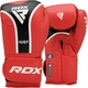 Боксерские перчатки RDX Aura Plus T-17 16 унций + Капа Red/Black (BGR-T17RB-16OZ+) - изображение 3