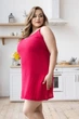 Ночная рубашка муслиновая XXL+ Н1807 Малиновый, 3XL (52-54) - изображение 4