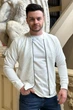 Кофта на замку кежуал Trend Collection 074-2 Білий (BEYAZ) 2XL - зображення 7