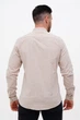 Рубашка лен стойка Trend Collection U02-152 бежевый L - изображение 9
