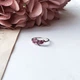 Срібна каблучка з натуральним рубіном 1.313ct, вага виробу 1,79 гр (2157830) - зображення 7