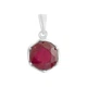 Серебряная подвеска с рубином 3.142ct (2157939) - изображение 1