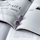 Серебряные серьги с натуральным аметистом 9.015ct (2157731) - изображение 2