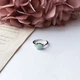 Серебряное кольцо с натуральным изумрудом 1.45ct, вес изделия 2,8 гр (2150947) - изображение 8