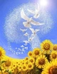 Алмазна мозаїка ColorArt 30х40см Голуби миру ST483 - зображення 1