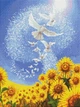 Алмазна мозаїка ColorArt 30х40см Голуби миру ST483 - зображення 2