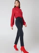 Джинсы Slim Fit женские NA-KD 1100-000179-0008 36 Серые (7325940554295) - изображение 3