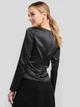 Блузка женская NA-KD 1018-004361-0002 32 Черная (7325942235475) - изображение 2