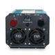 Перетворювач напруги інвертор 12V на 220V Wimpex WX 7100 7000Вт чиста синусоїда із зарядним UPS синій - зображення 3