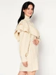 Платье вязаное короткое зимнее теплое женское NA-KD 1018-006319-0260 XXS/XS Молочное (7325944743077) - изображение 4