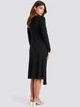 Платье миди осеннее женское NA-KD 1018-003639-3086 38 Черное (7325941948673) - изображение 2