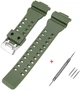 Ремешок для Casio G-Shock GA-100/110 Army Green SI - изображение 1