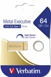 Флешка USB 3.0 64Gb Verbatim Metal Executive Gold (99106) - изображение 5