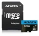 Карта памяти microSD 32Gb ADATA Premier class 10 UHS-I A1 (AUSDH32GUICL10A1-RA1) + SD адаптер - изображение 1