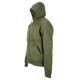 Реглан с капюшоном на молнии TACTICAL HOODIE L Olive - изображение 4